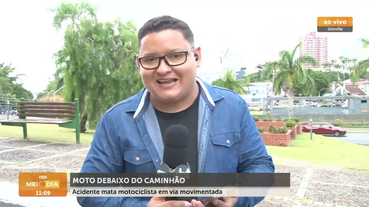 Acidente entre moto e caminhão mata motociclista em via movimentada | Segurança | SCC Meio-Dia