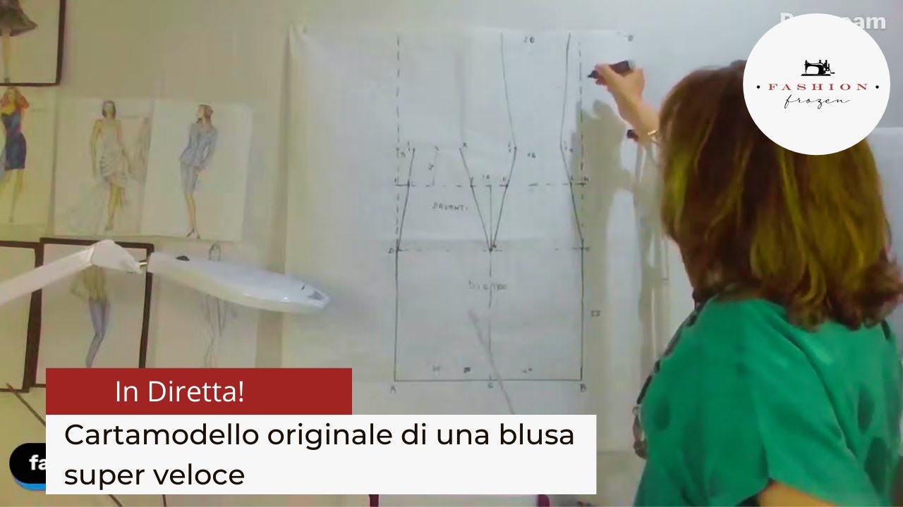 Cartamodello originale di una blusa super veloce