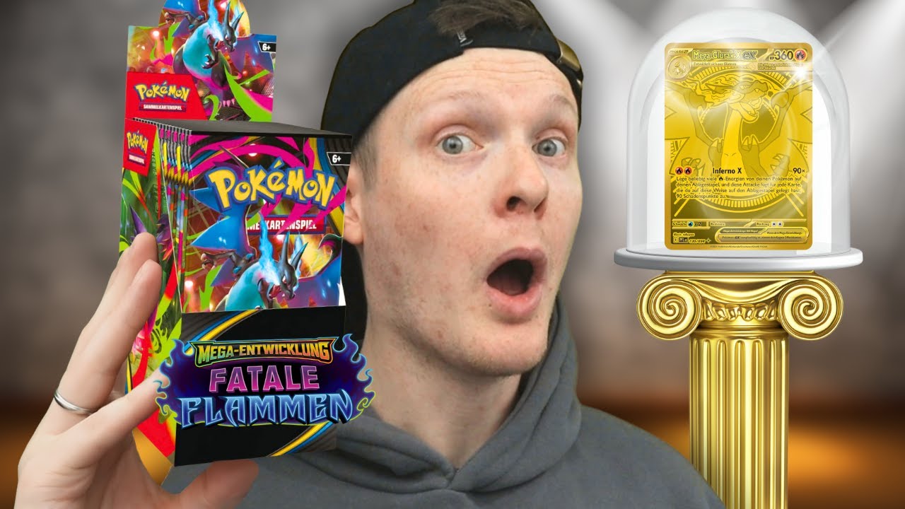 ENDLICH!!1! Mega Karte aus einem Pokémon Fatale Flammen 18er Display ☺️🙏