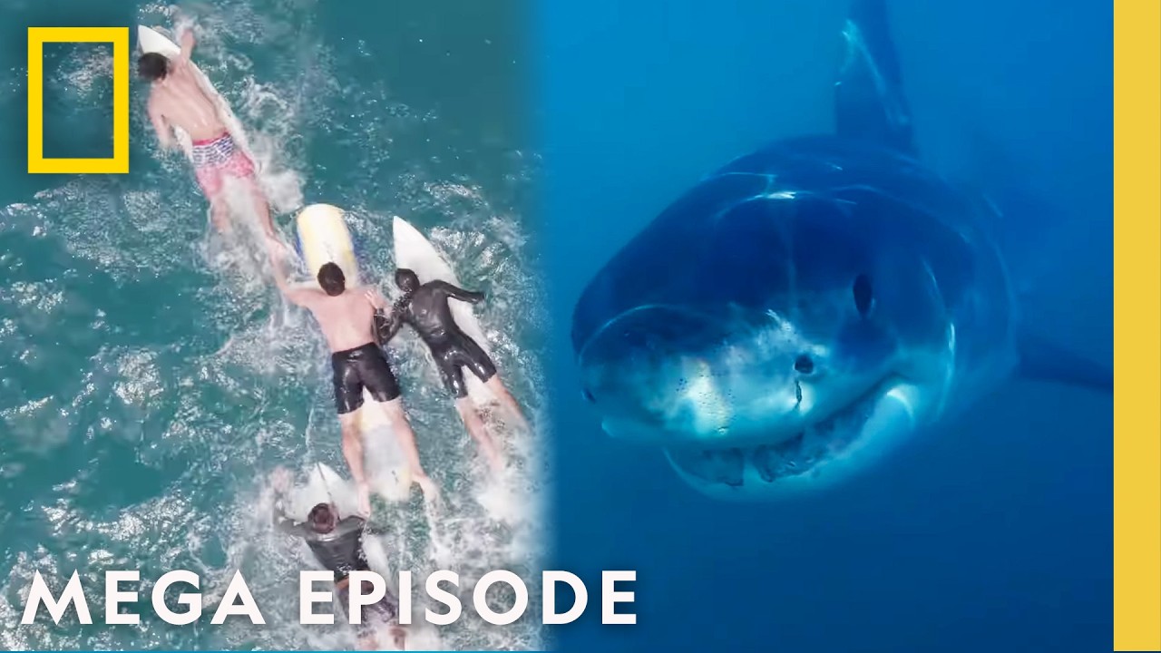 When Sharks Attack 360: Perfect Storms & Wild Weather | MEGA EPISODE | National Geographic