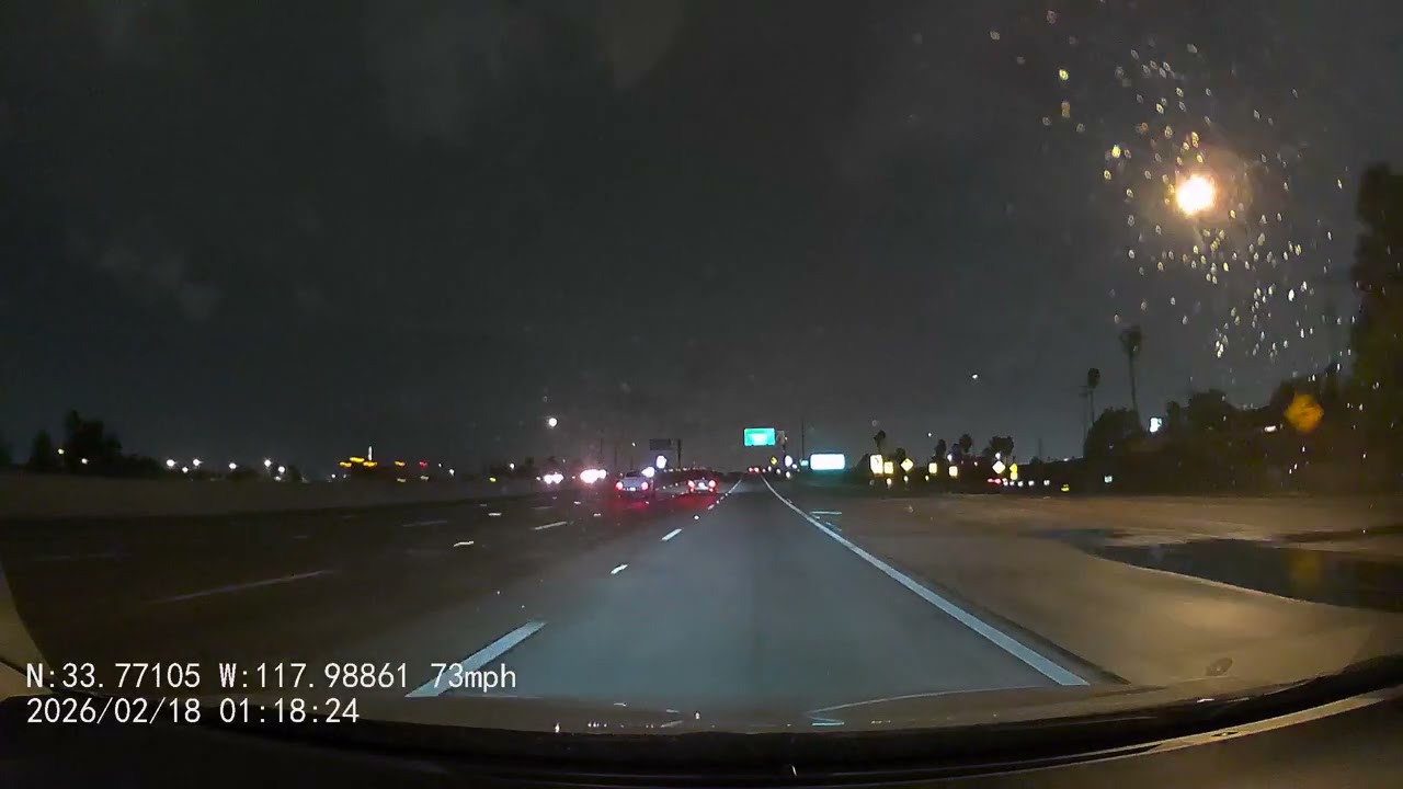 #Daily #Drive #Dashcam #South California, #USA#Los Angeles #Rainy and #Stormy #Night