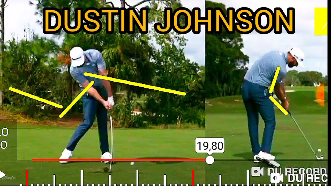 Dustin Johnson svingi analyysi.