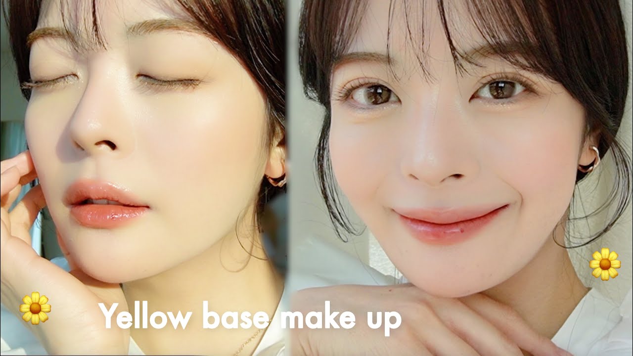 イエベ＂透明感＂爆上げデートメイク🌼🧊多幸感たっぷり､うるちゅる盛れface♡【 面長 × 求心顔 】
