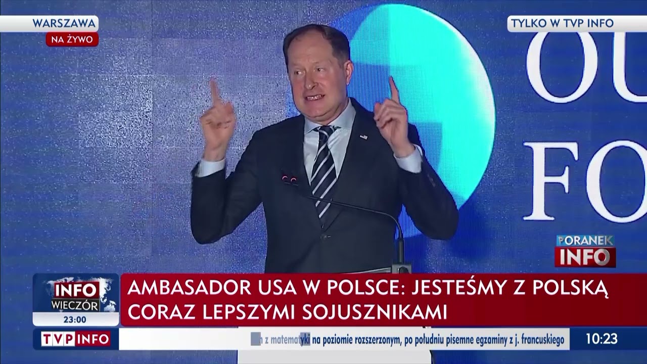 Ambasador USA w Polsce Mark Brzezinski: Jesteśmy z Polską coraz lepszymi sojusznikami