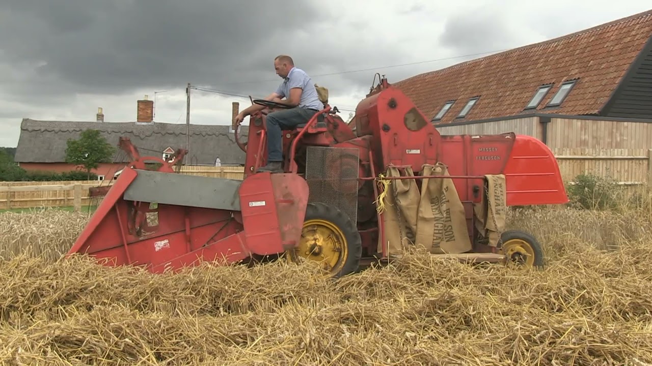 MASSEY HARRIS 735 AND MASSEY FERGUSON 735 COMBINES