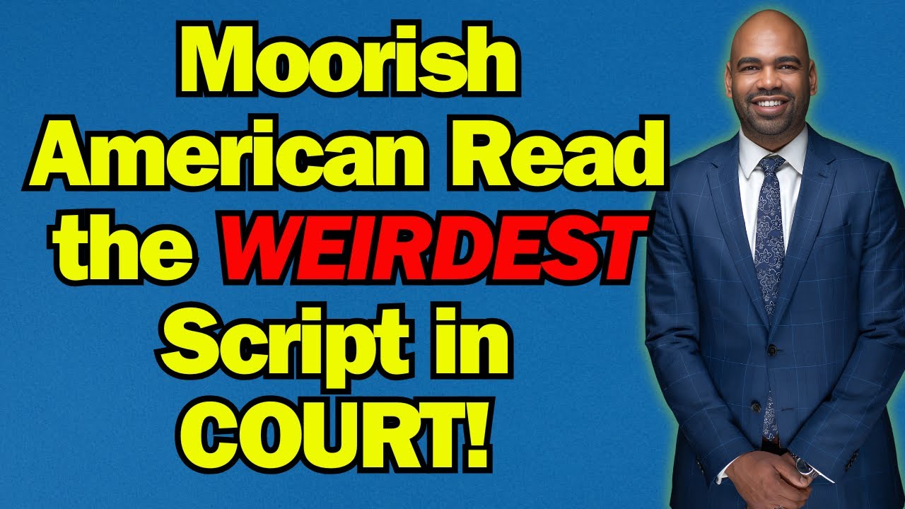 Moorish American: The Weirdest Court Defense Ever!