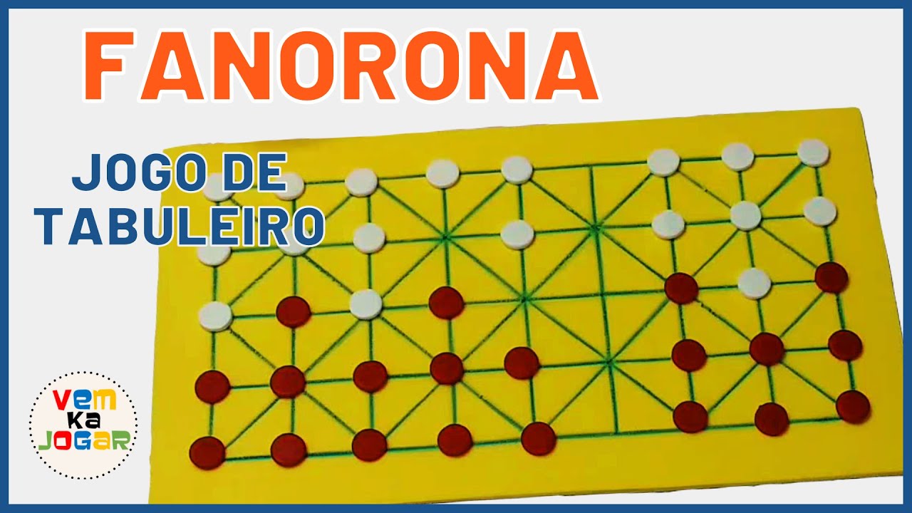COMO JOGAR FANORONA - Uma adaptação do Jogo ALQUERQUE