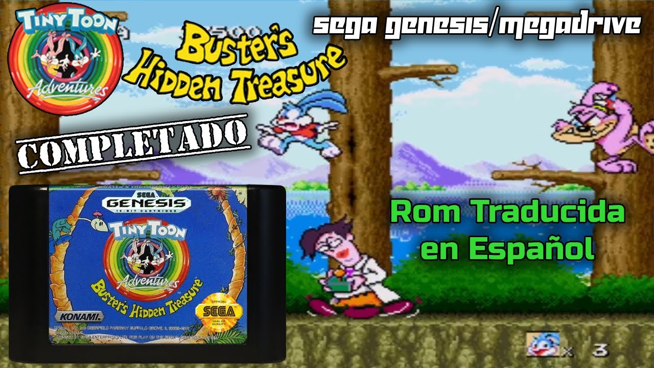 Tiny Toon Adventures Buster’s Hidden Treasure (Completado) (Trad. Español) Sega Genesis - Megadrive