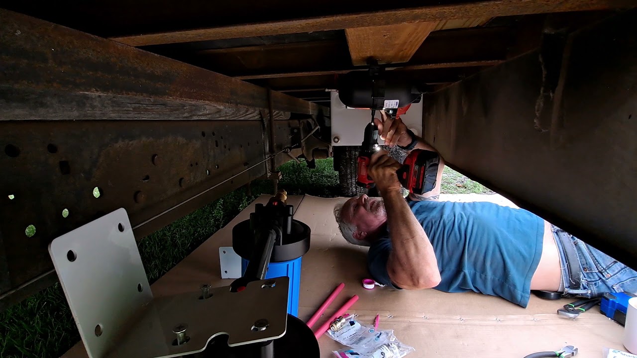 Box Truck Conversion Recirculating Shower Plumbing