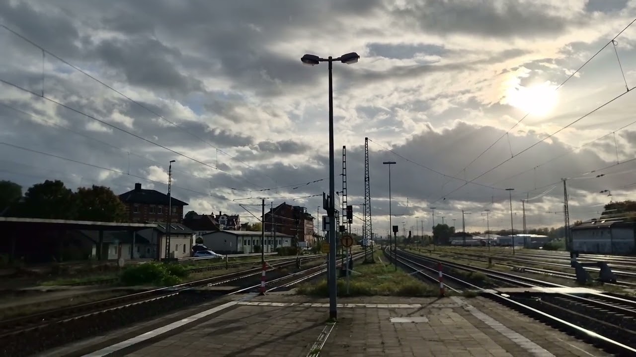 Ein-/Durchfahrt des Sonderzug 1821 am 05.10.2025 in Lichtenfels