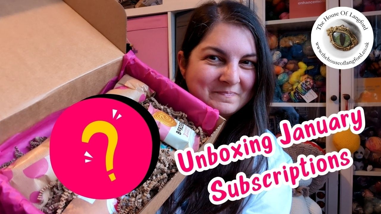 Unboxing January subscriptions : For the Love of Yarn and Giddy Yarns 2026
