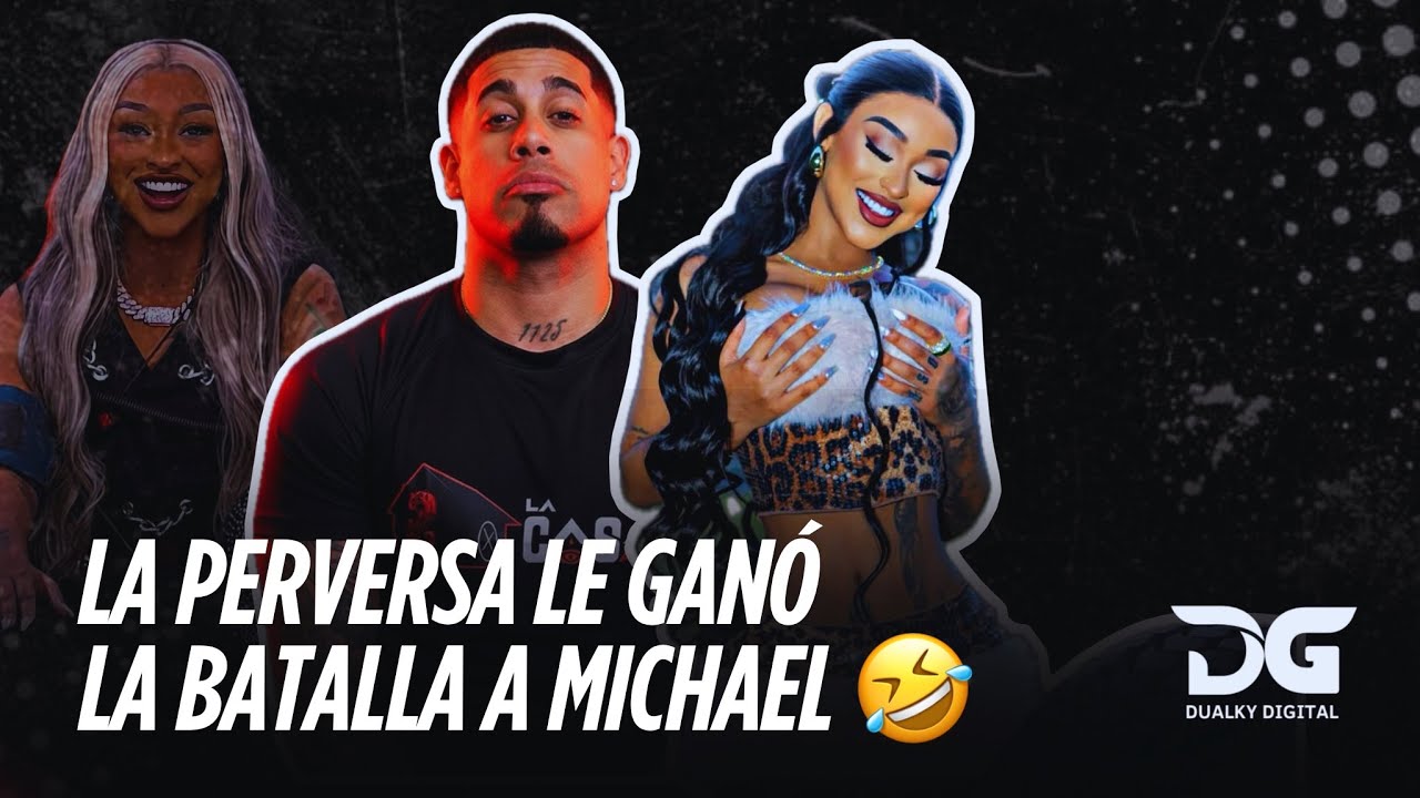 LA PERVERSA LE GANÓ 🏆 LA BATALLA DE TIK TIK A MICHAEL FLORES 🤣