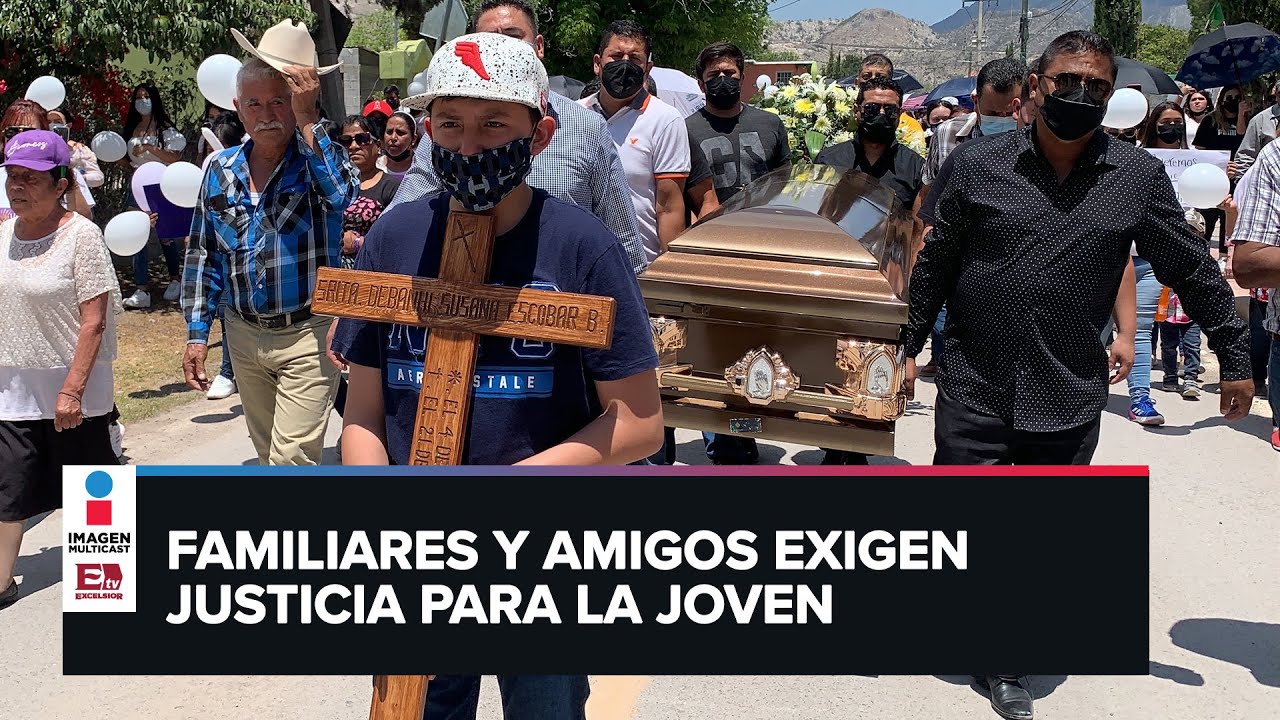 Dan último adiós a Debanhi Escobar en Galeana, Nuevo León