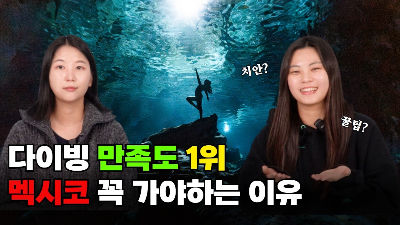 멕시코 다이빙 세노떼 들어보셨나요? 포인트 꿀팁 총정리