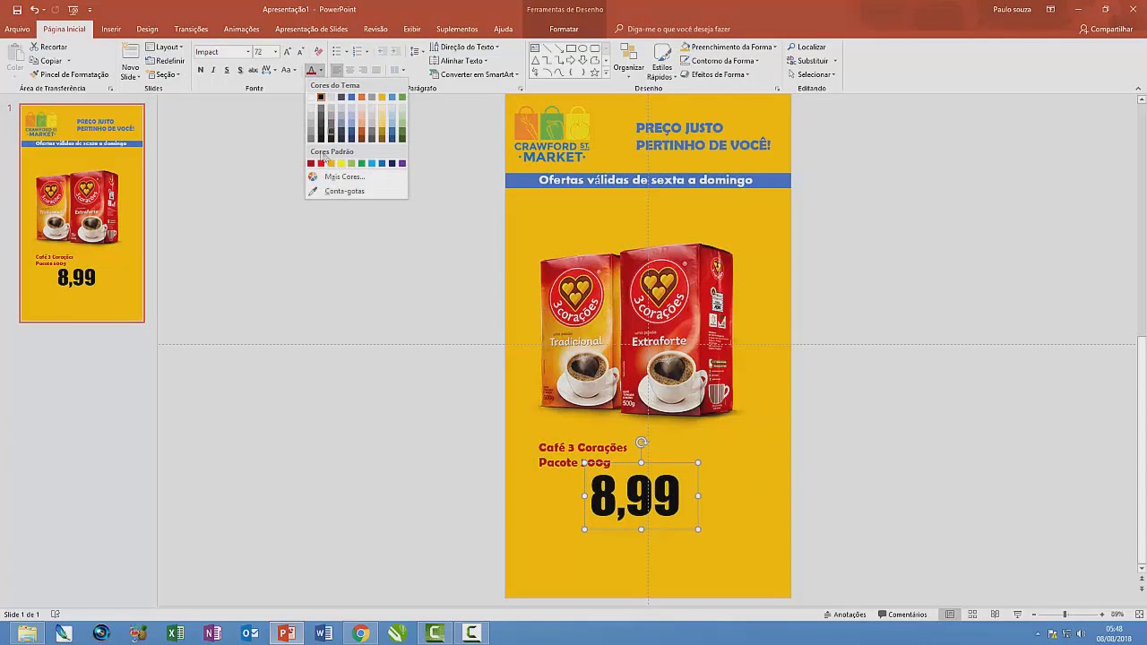 Criando um Splash Motion no Power Point - Para divulgação de  ofertas e serviços