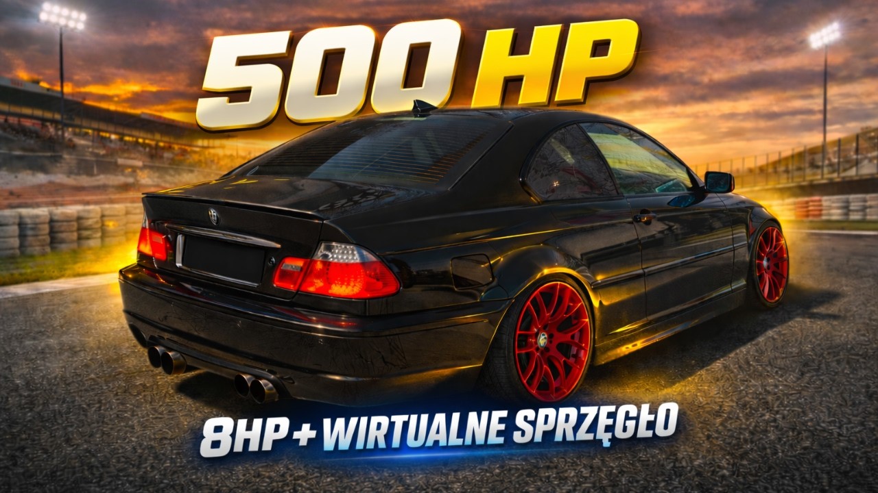 BMW E46 500KM z łopatkami jak w Ferrari?! 😳 Skrzynia 8HP zmienia wszystko!
