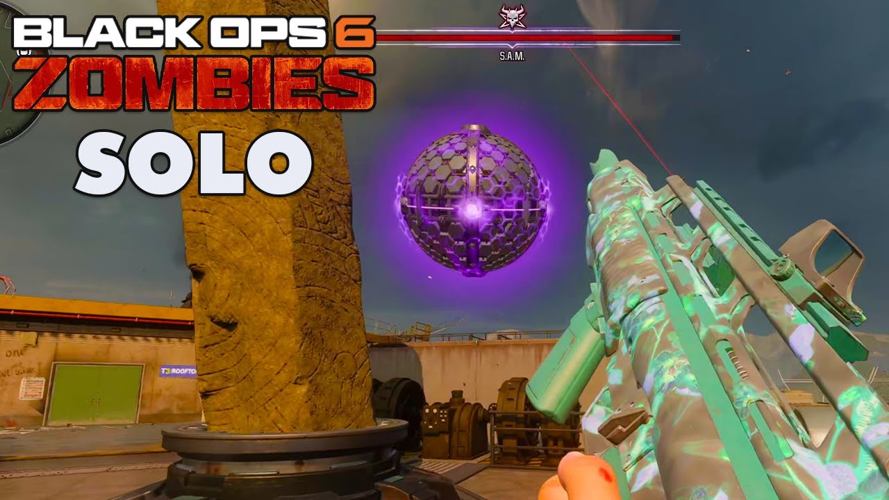BOSS FIGHT SOLO & Cutscene do mapa Acerto de Contas contra S.A.M! (Reckoning - Black Ops 6 Zombies)