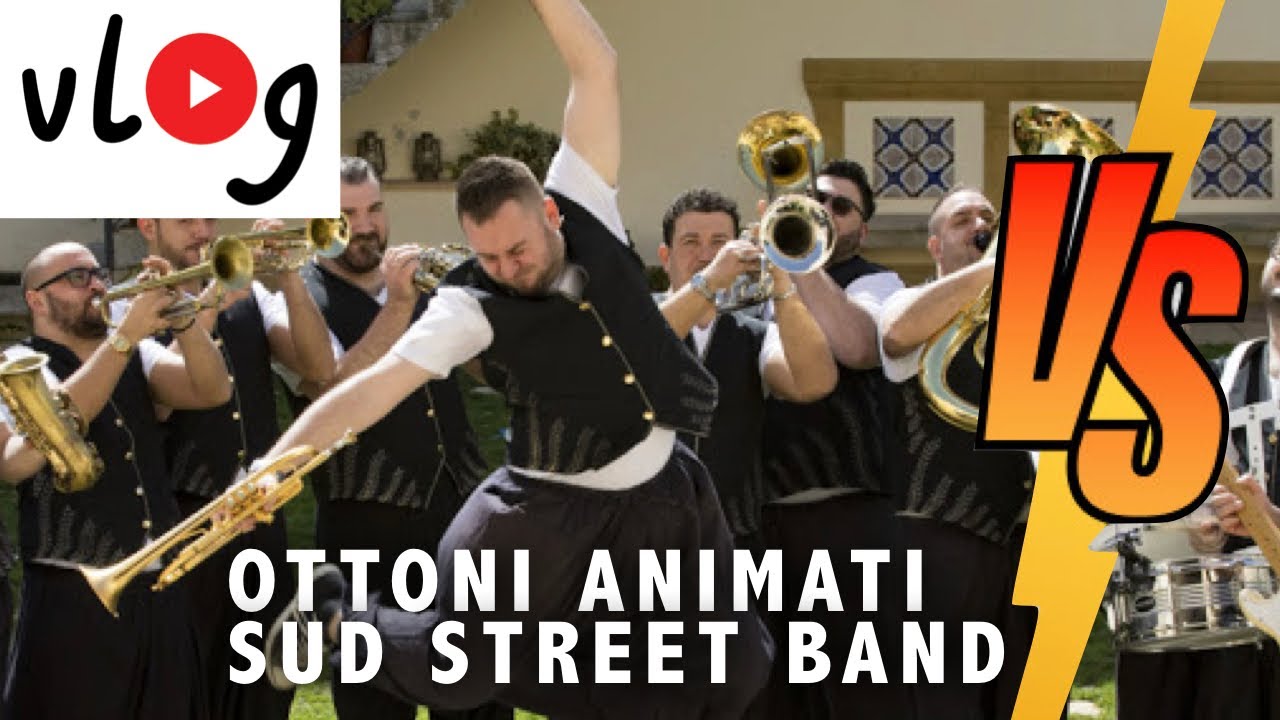 Incredibile incontro tra gli Ottoni Animati e la Sud Street Band Castellammare del Golfo MUSIC VLOG
