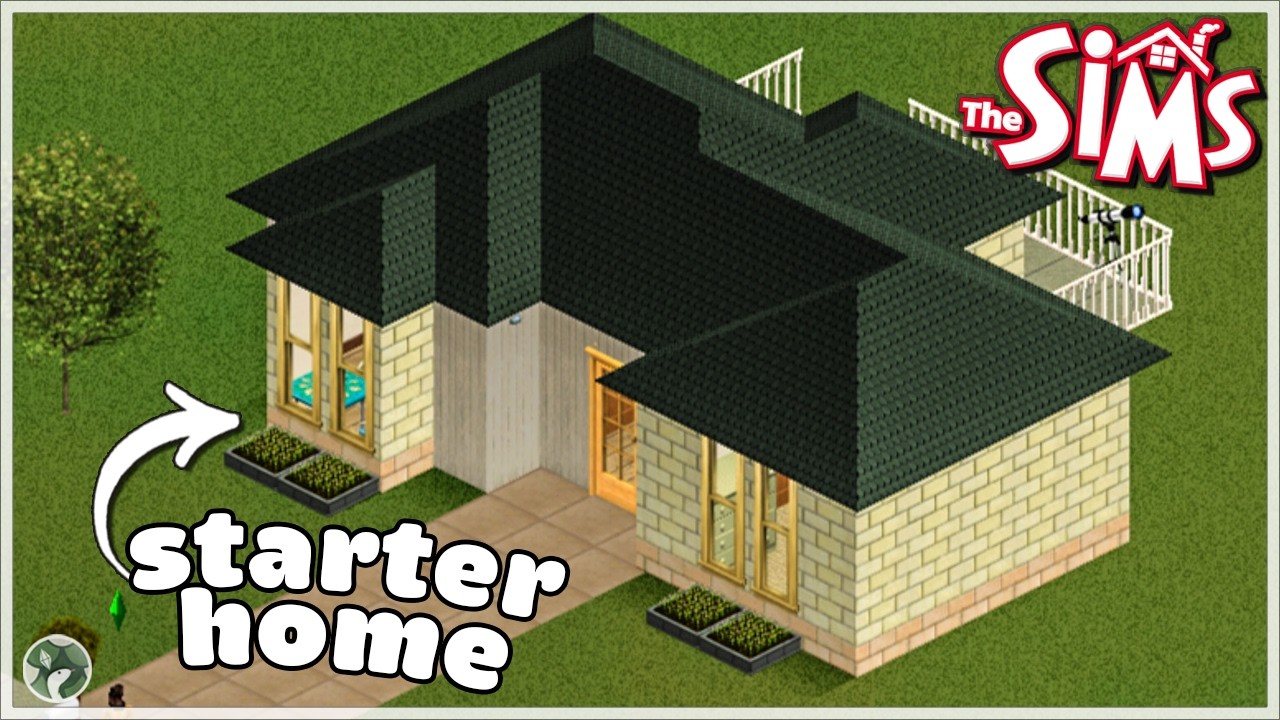 Building a starter home in The Sims 1 💰 The Sims Speed Build