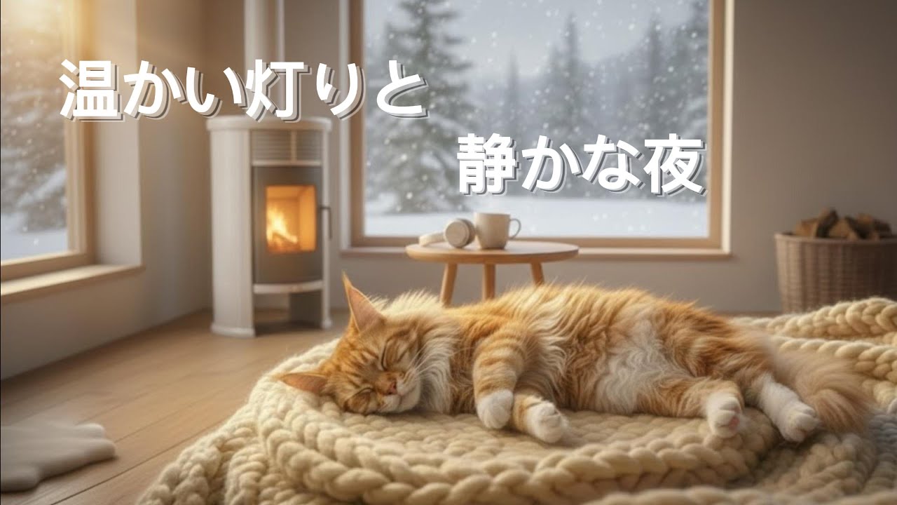 【作業用BGM】温かい灯りと、静かな夜｜Calm Night Focus 🌙