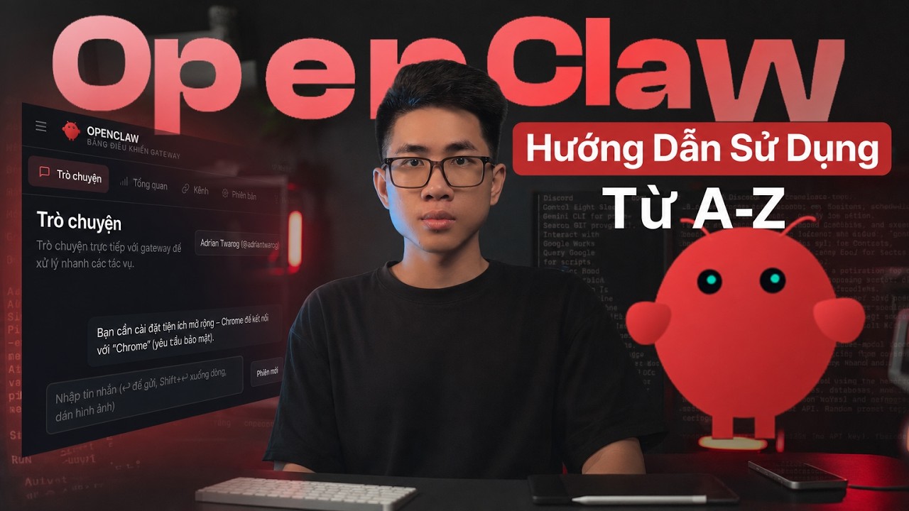 Hướng Dẫn Sử Dụng OpenClaw từ con số 0 &rarr; C&agrave;i đặt, Miễn Ph&iacute; từ A&ndash;Z trong 1 tiếng 2026
