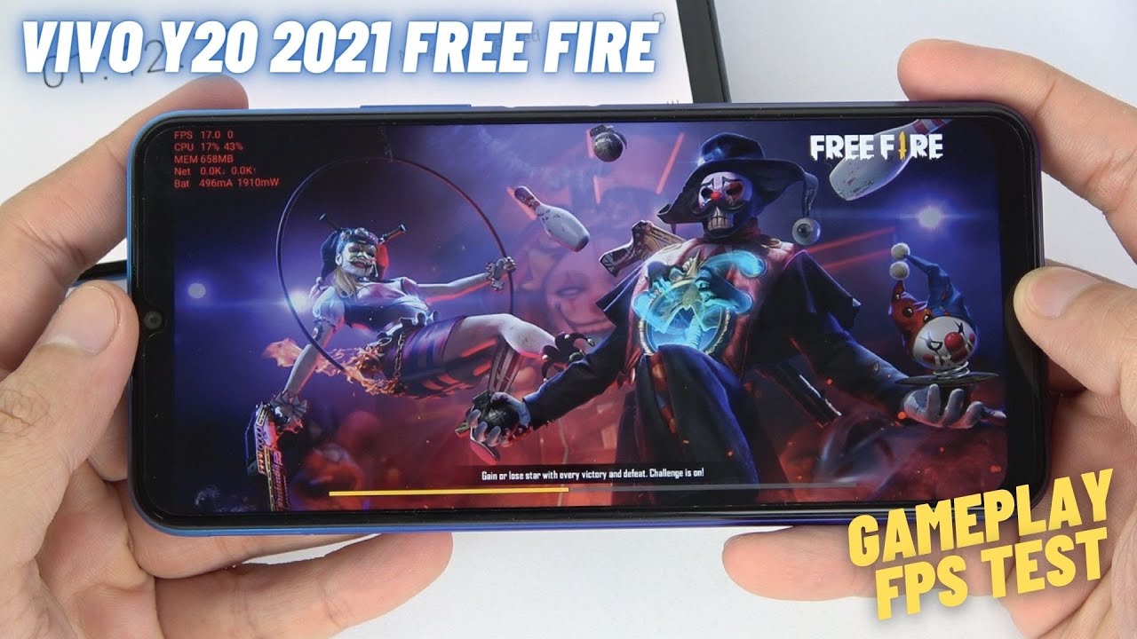 Vivo Y20 2021 test game Free Fire