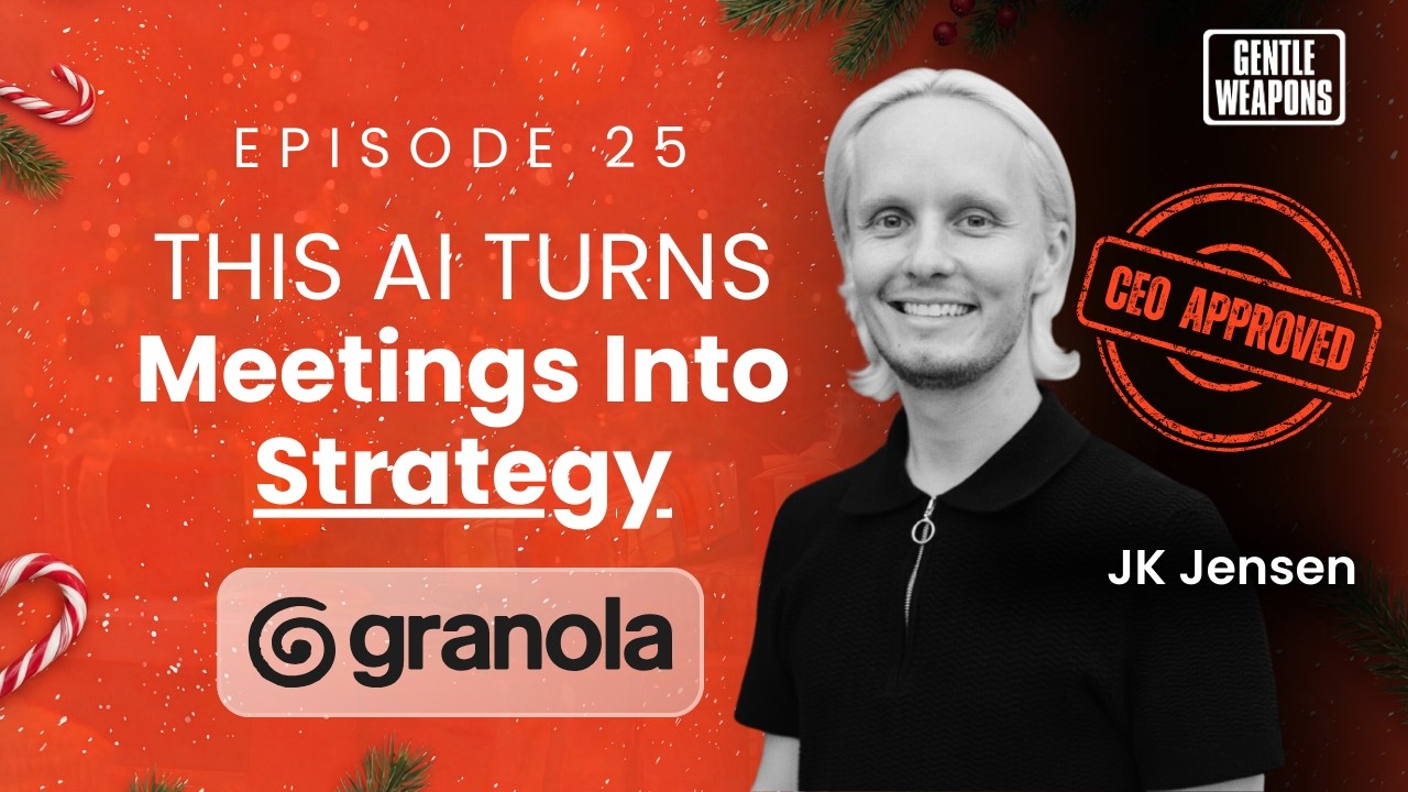 EP25: I Use Granola to Synthesize Customer Discovery Into a Product Plan | with  JK Jensen