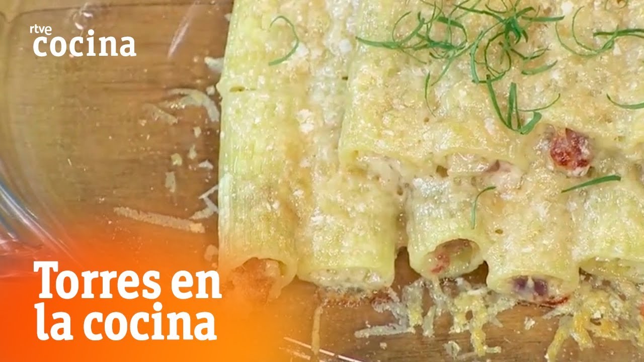 Cómo hacer Macarrones rellenos - Torres en la Cocina | RTVE Cocina