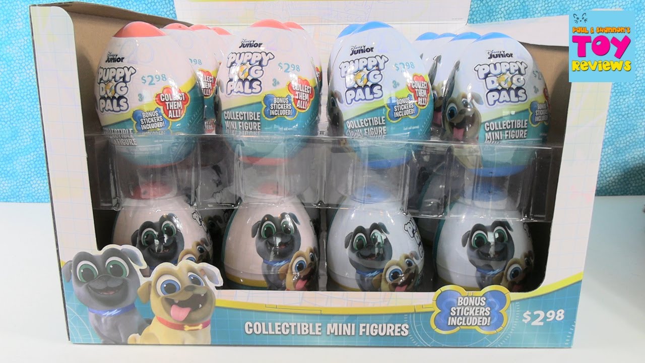Disney Puppy Dog Pals Collectible Mini Figures Unboxing Blind Bag Review | PSToyReviews