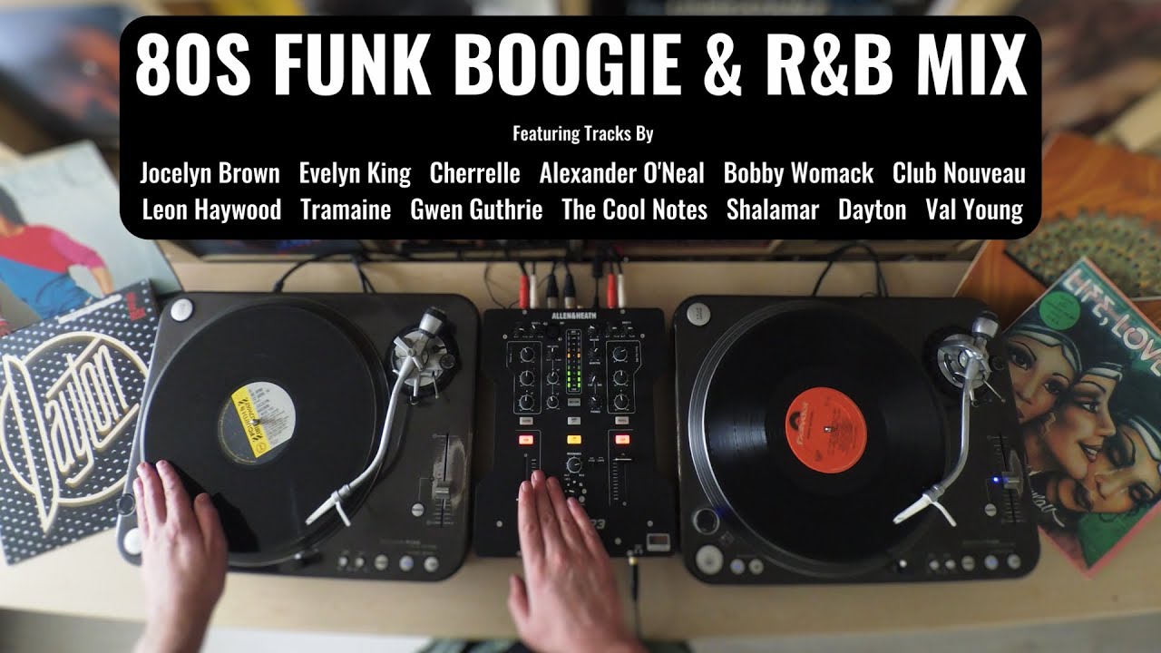 80s Funk Boogie & R&B Mix | With Tracklist | Vinyl Mix