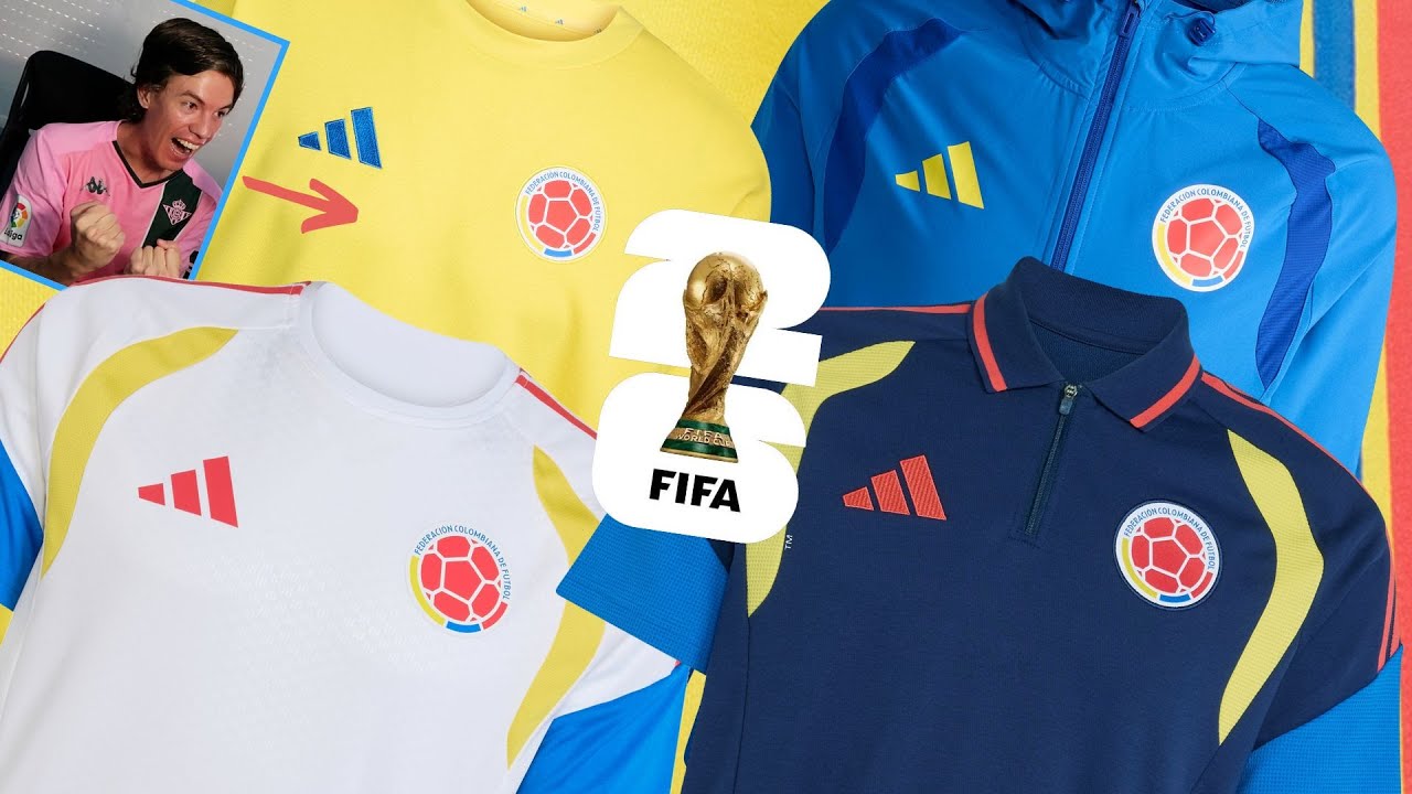 &iexcl;NUEVA INDUMENTARIA de COLOMBIA para el MUNDIAL 2026 HECHA por ADIDAS!
