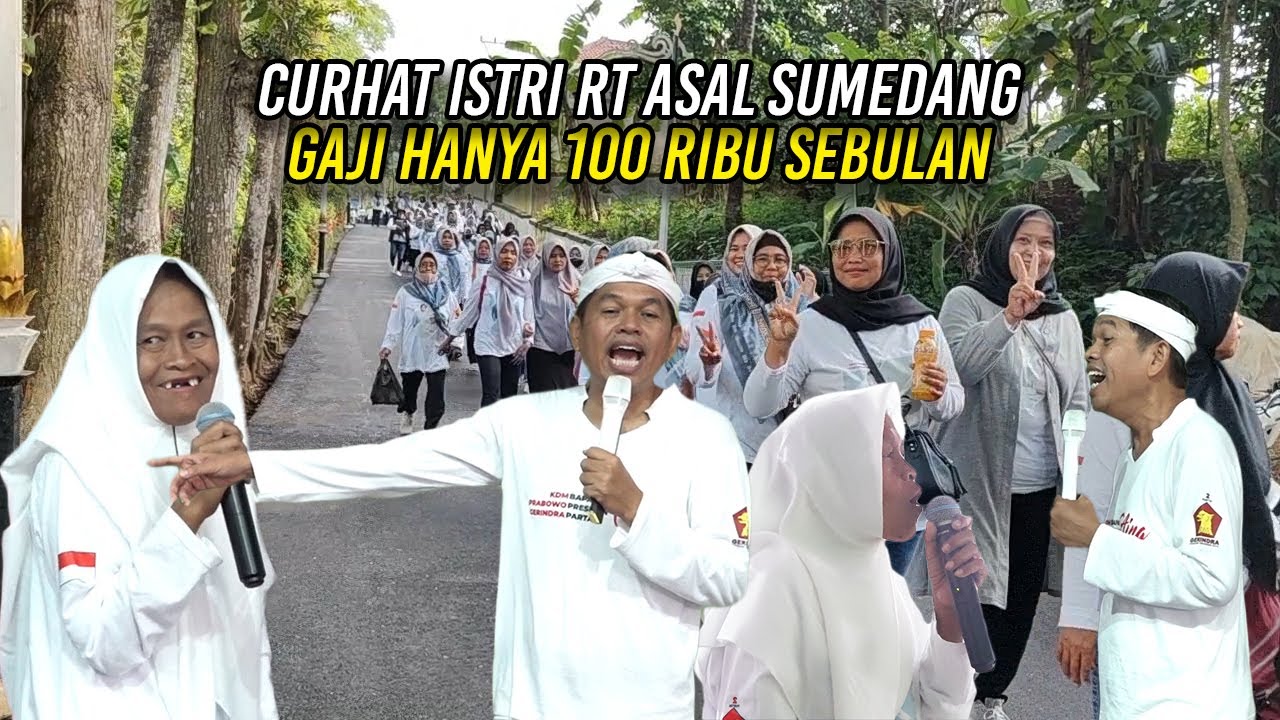 ISTRI RT ASAL SUMEDANG CURHAT | GAJI HANYA SERATUS RIBU SEBULAN