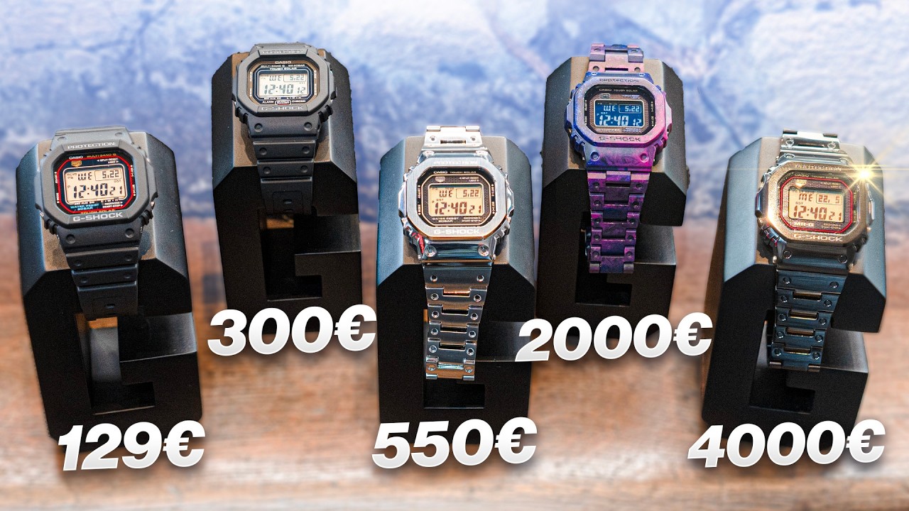 Comparatif de prix G-Shock ? Laquelle faut t-il acheter et pourquoi ??