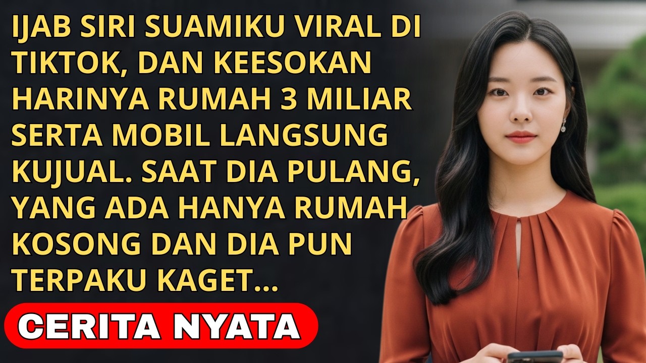 IJAB SIRI SUAMI VIRAL DI TIKTOK, BESOKNYA KUJUAL RUMAH 3 MILIAR & MOBIL - PAS PULANG DIA SY0K!