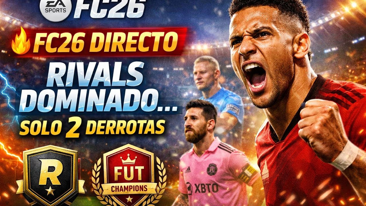 🔥 FC26 DIRECTO | Rivals dominado… solo 2 derrotas