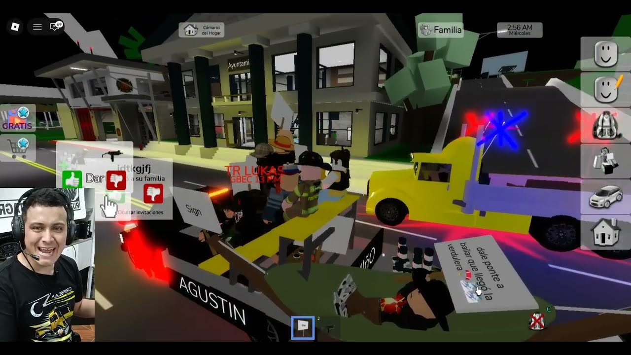 Junta de camiones en Roblox cap.2