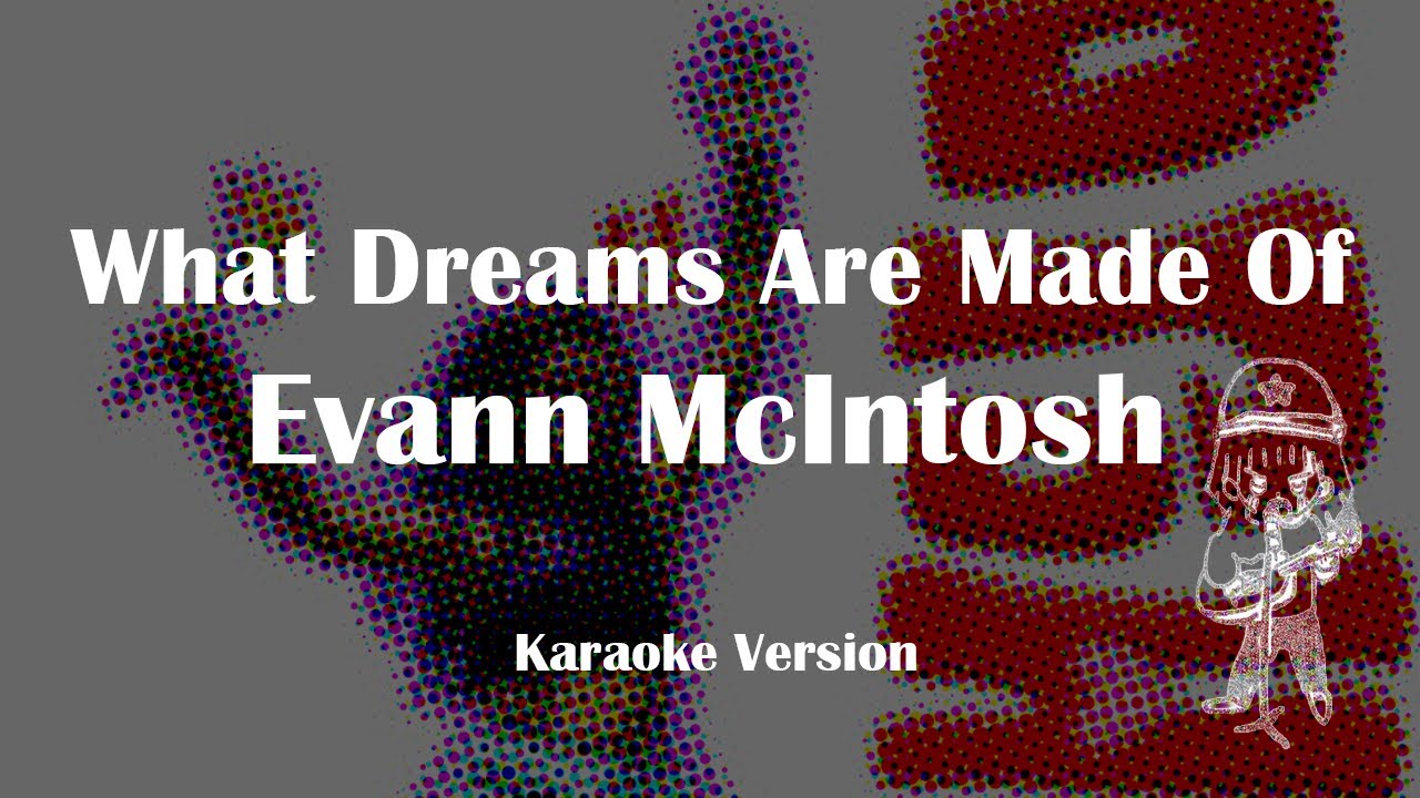 What Dreams Are Made Of - Evann McIntosh (Karaoke)