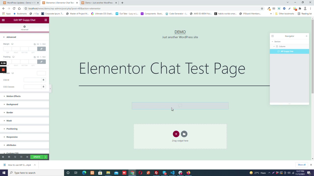 How to install and create messenger page with the WP Guppy real time chat plugin