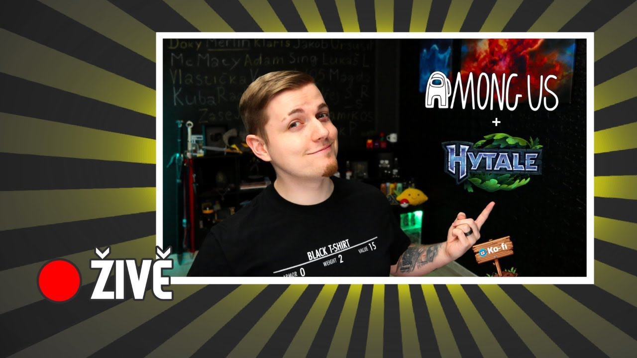 🔴 Naposledy v lednu! Among Us, Hytale a 21:30 vysvědčení 😁📄 Koukněte i na !kofi a !rozpis