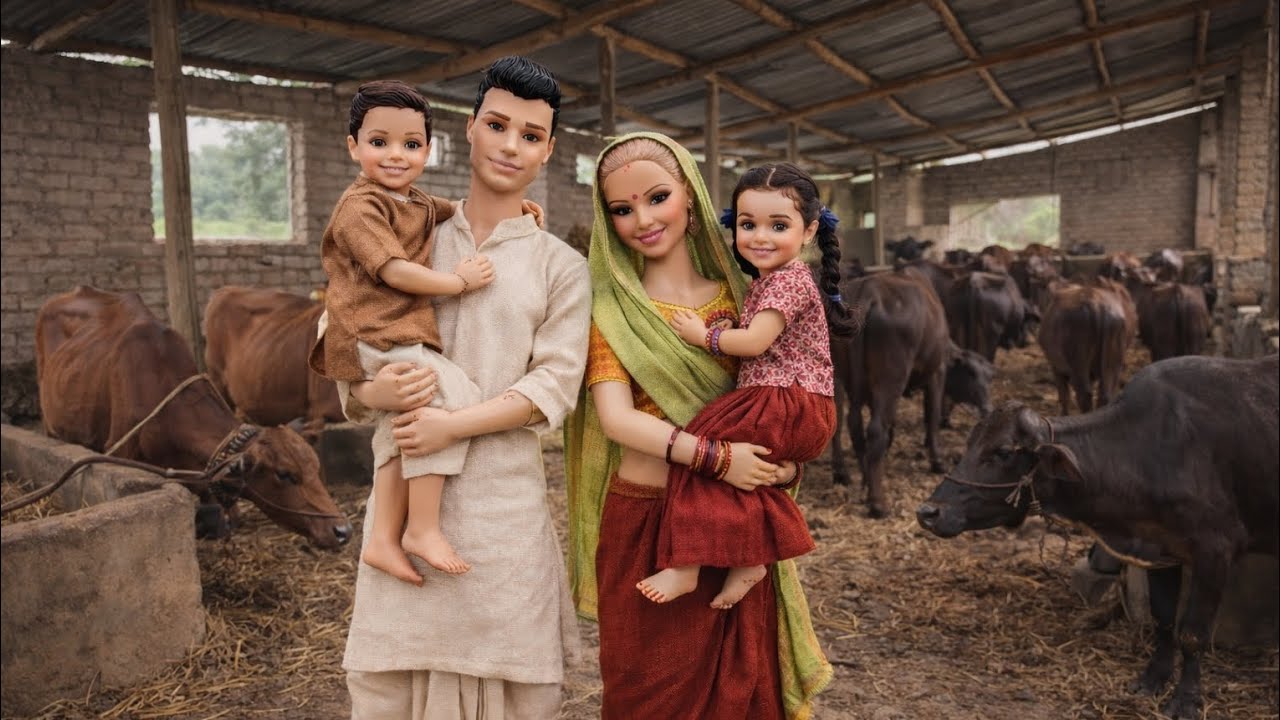 Barbie doll village life in India||#village#doll#viral#village life#Sheela#Holi ke din#support 