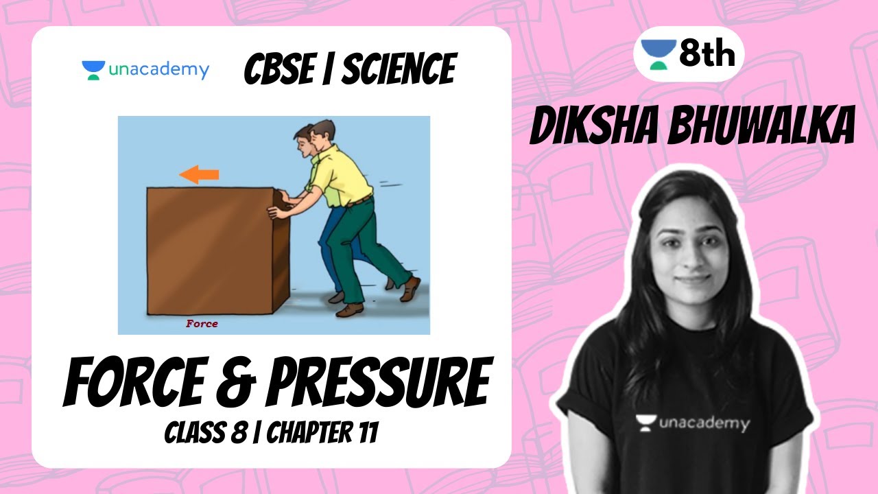 Chapter 11 | Science | Force & Pressure | Class 8 | Diksha Bhuwalka | Unacademy Class 8