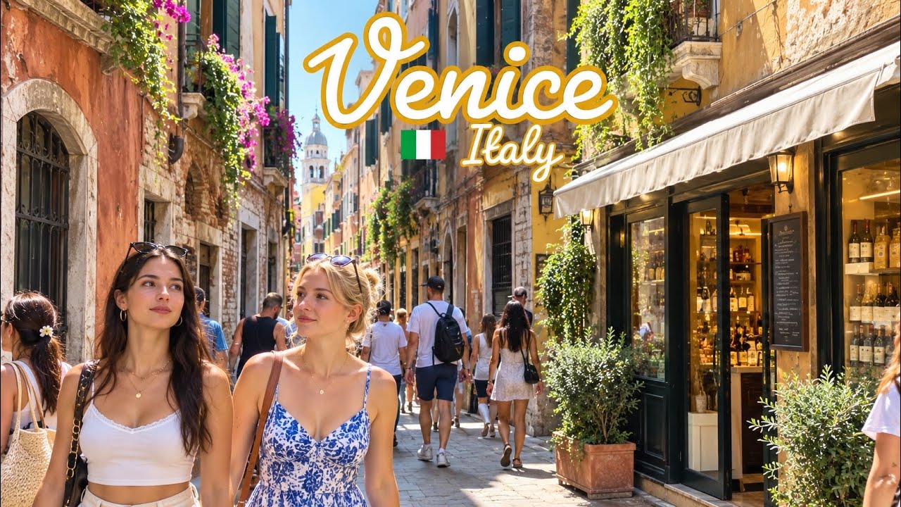 Venice Italy 🇮🇹 &mdash; Sunny ☀️ 4K HDR Walking Tour
