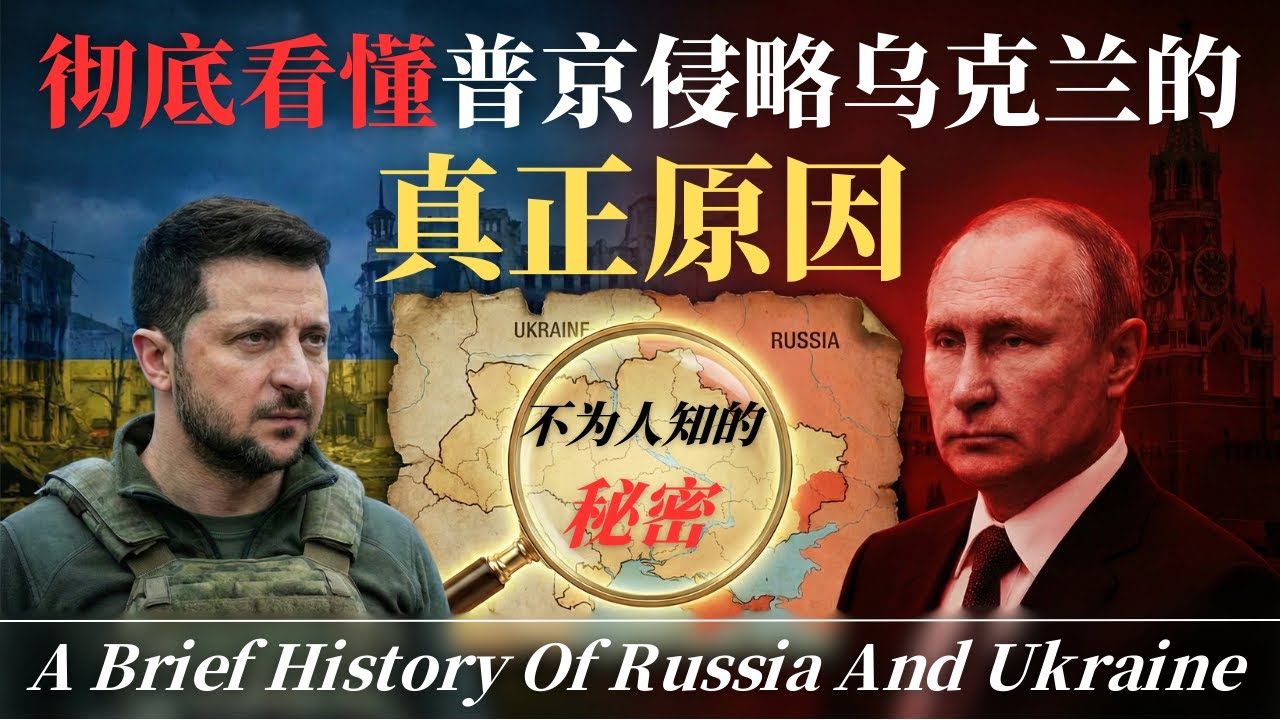 普京的秘密！彻底看懂俄乌战争，普京为什么发动战争？比「北约东扩」更深层的原因 ｜ 俄乌简史 ｜ 山木