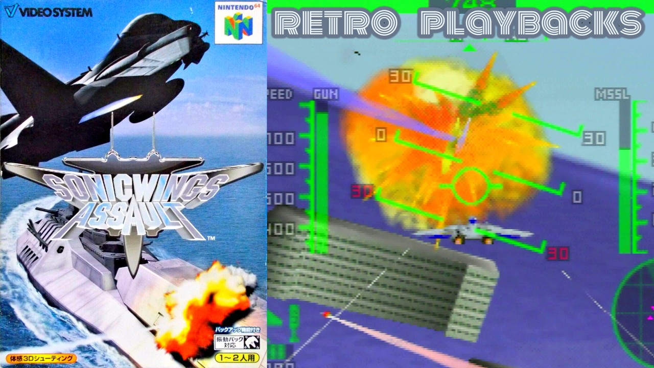 Aero Fighters Assault / Nintendo 64/ RGB MOD/ Retrotink 5x PRO