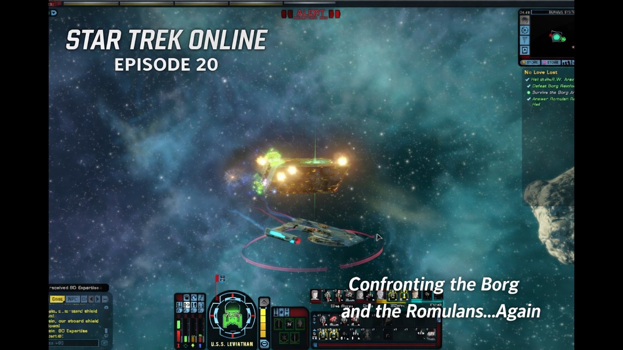 STO Episode 20 Confronting the Borg and Romulans    Again
