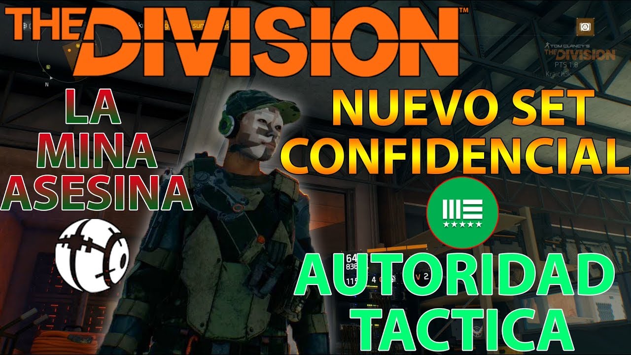 THE DIVISION - NUEVO SET DE AUTORIDAD TACTICA - LAS MINAS ASESINAS HAN VUELTO