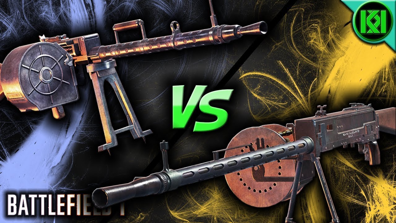 lMG 08/18 vs. PARABELLUM MG14/17 🔥 Which is Best? ~ Battlefield 1 Guns (BF1)