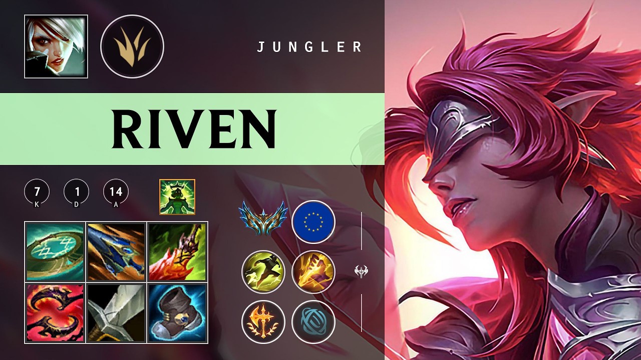 Riven Jungle vs Ambessa - EUW Challenger Patch 26.03