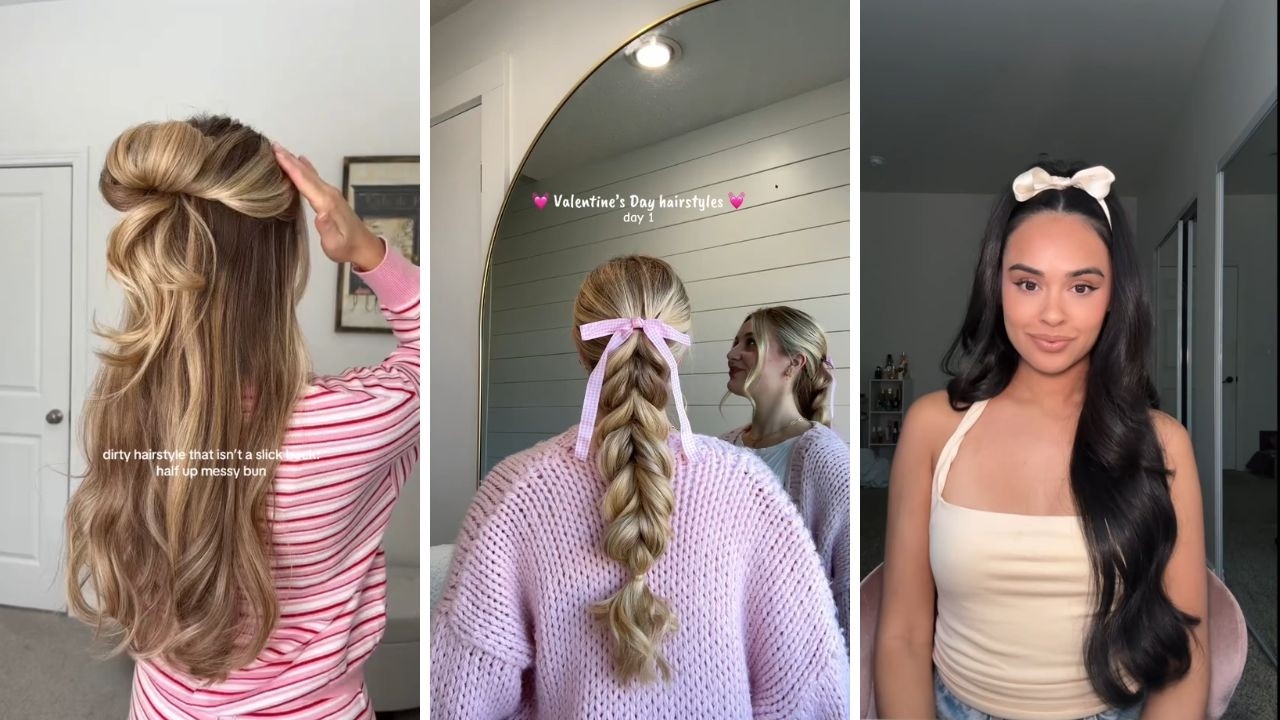 Подборка идей причесок из TikTok (59)