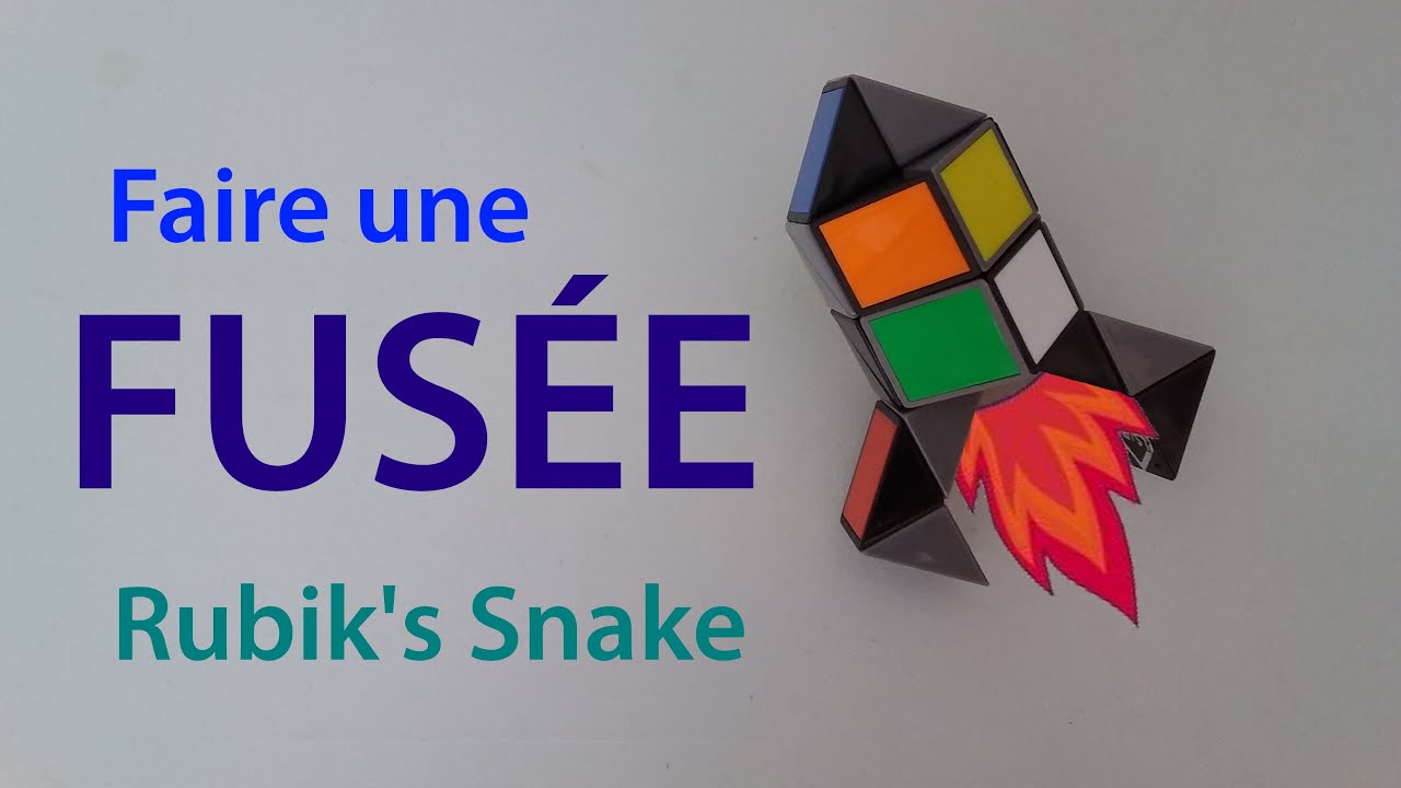 Faire une fusée avec le Rubik's Snake (twist) | Tutoriel facile